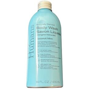 Hey Humans Body Wash Coconut Mint 14 Oz/414 ml Cruelty Free Vegan